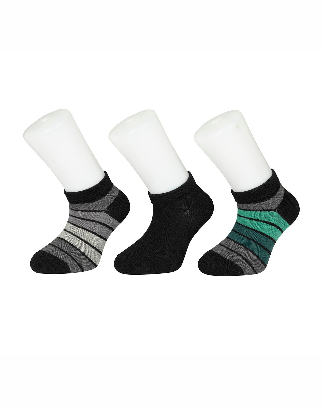 גרבי קרסול כותנה - 3 זוגות.