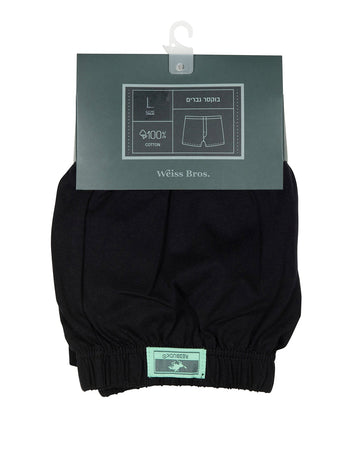 בוקסר גבר 100% כותנה גומי פנימי.