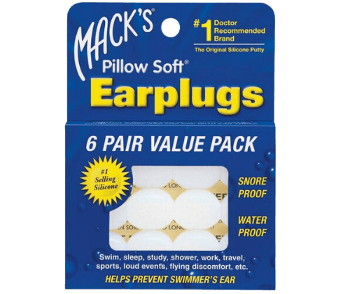 אטמי אוזניים סיליקון רכים רב פעמיים – 6 זוגות מאק'ס