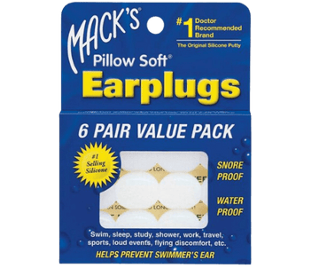 אטמי אוזניים סיליקון רכים רב פעמיים – 6 זוגות מאק'ס