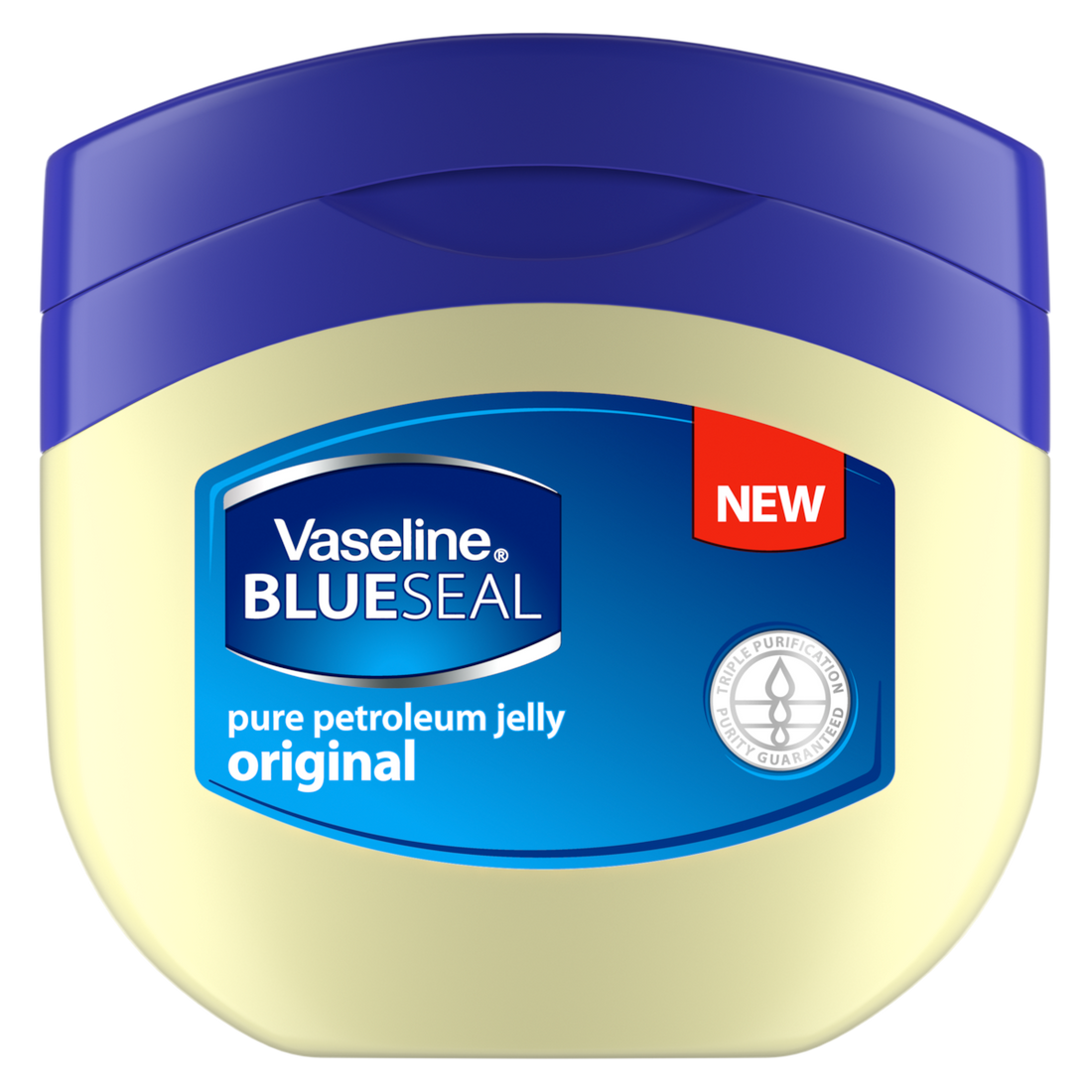 וזלין Blue Seal אוריגינל פטרוליום ג'לי טהור לשיקום והגנה על עור יבש 100 מ"ל Vaseline Original Petroleum Jelly