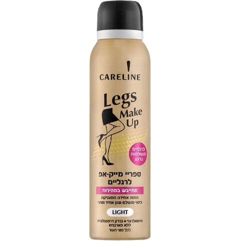 Careline ספרי מייק-אפ לרגליים בגוון לייט 150 מ"ל