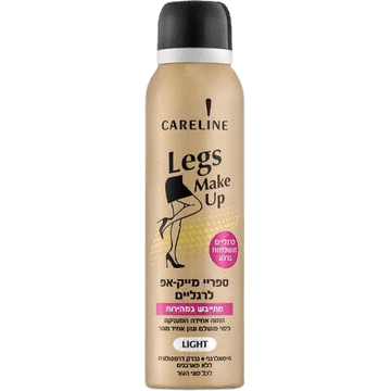 Careline ספרי מייק-אפ לרגליים בגוון לייט 150 מ"ל