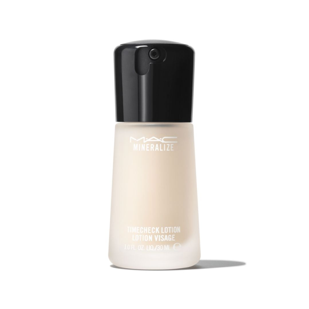 תחליב לחות מטשטש פגמים M·A·C Mineralize Timecheck Lotion למראה עור חלק וצעיר יותר