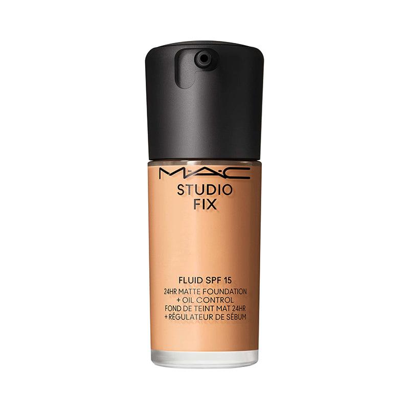 M·A·C Studio Fix Fluid SPF 15 - מייק-אפ עמיד ל-24 שעות בגימור מאט רך ושליטה בשומן