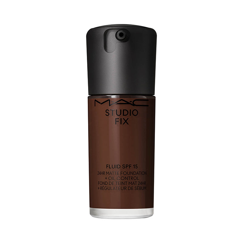 M·A·C Studio Fix Fluid SPF 15 - מייק-אפ עמיד ל-24 שעות בגימור מאט רך ושליטה בשומן