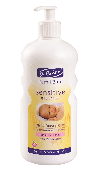קמיל בלו סנסיטיב אל-סבון טיפולי עם שיבולת שועל 200 מ"ל | ד"ר פישר | Dr. Fischer.
