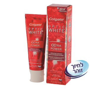 אופטיק וויט - משחת שיניים להלבנה מיידית 75 מ"ל