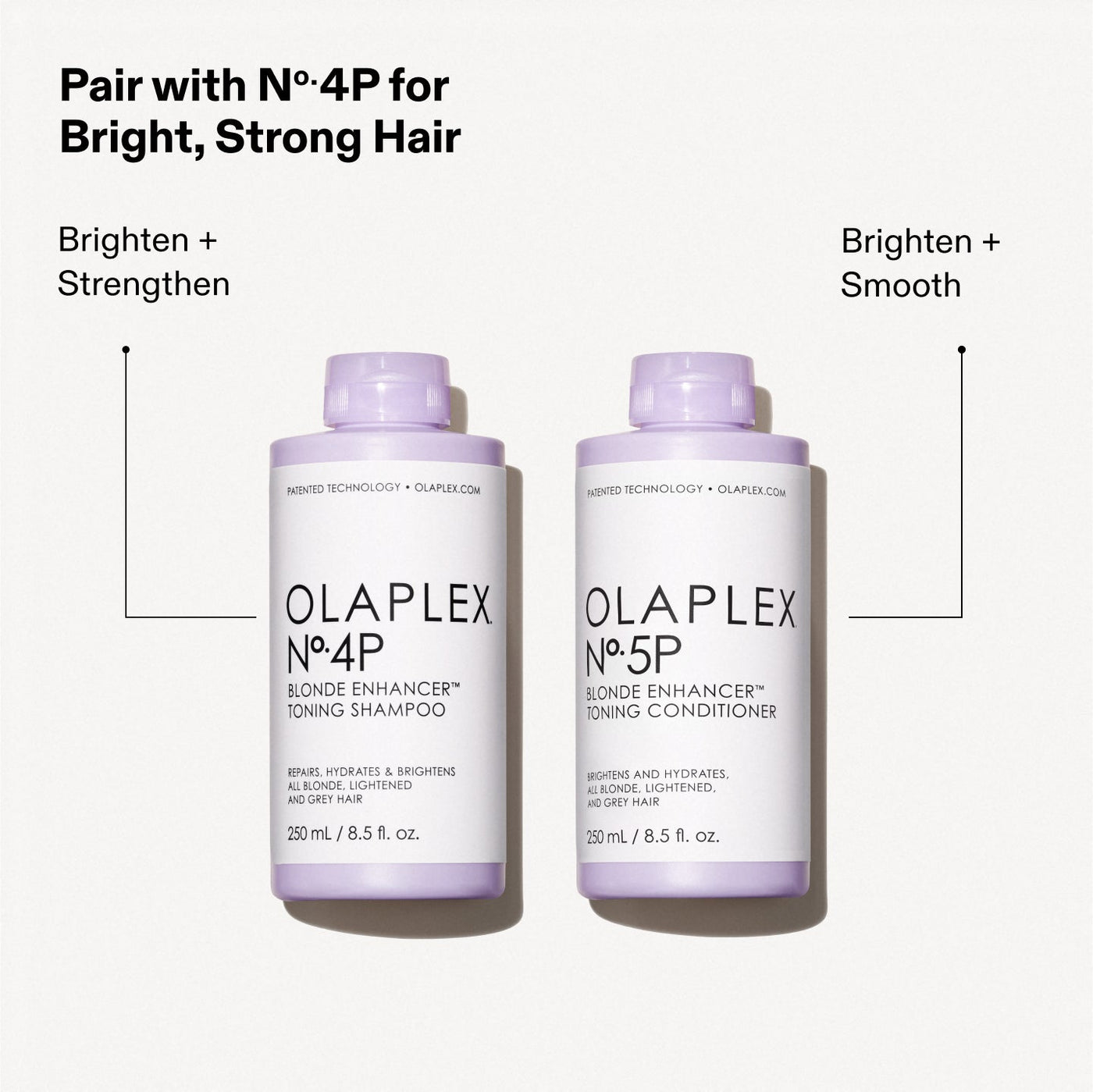 OLAPLEX Nº.5P | אולפלקס מספר 5P מרכך סילבר מנטרל פיגמנט צהוב וכתום מרוכז במיוחד לשיער בלונד, מובהר ואפור (250 מ"ל)