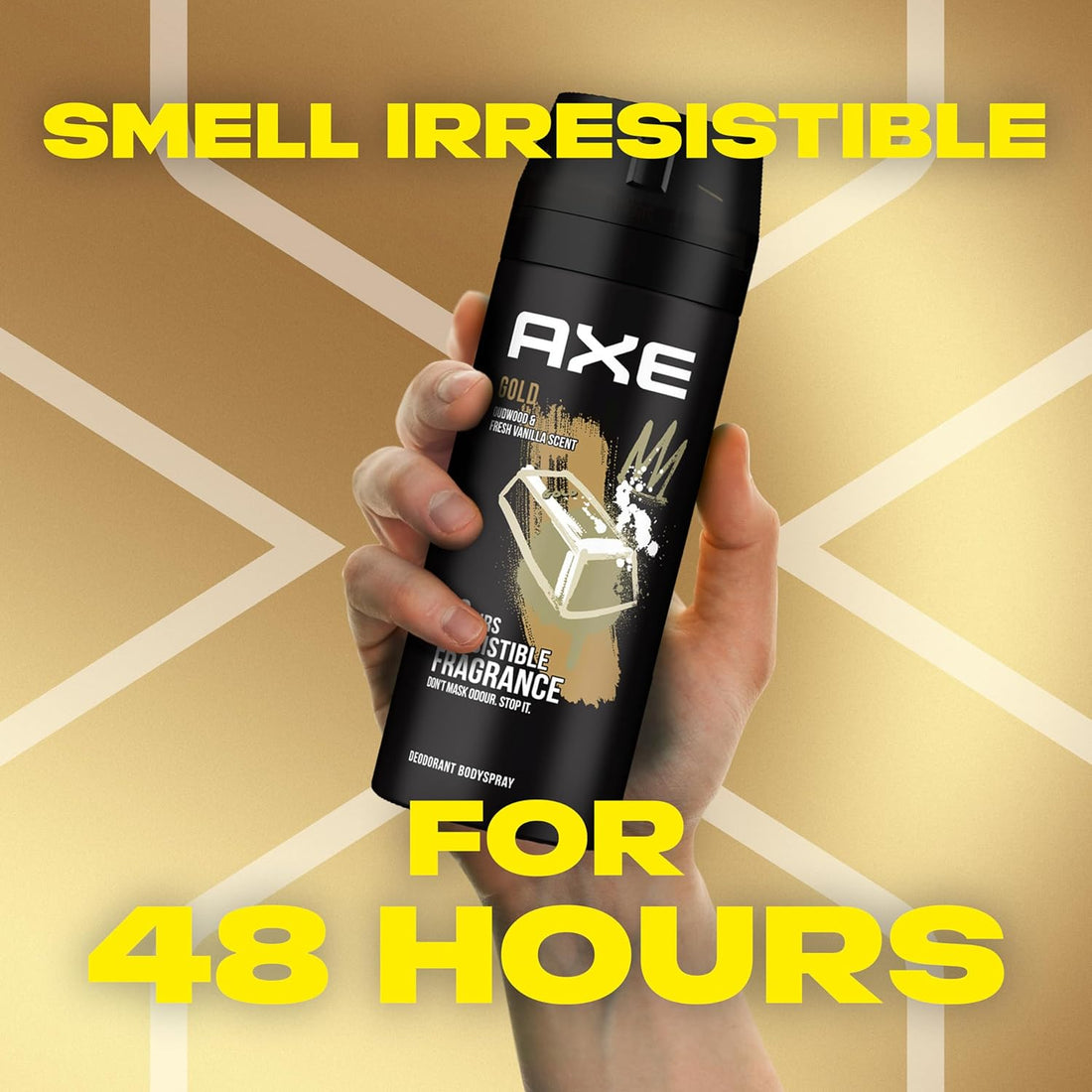 AXE | אקס - Gold Deodorant Body Spray | דאודורנט ספריי גוף בניחוח גולד יוקרתי (150 מ"ל)