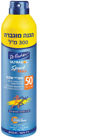 ספריי הגנה מהשמש SPF 50 - Dr. Fischer, 300 מ"ל | ד"ר פישר | Dr. Fischer.