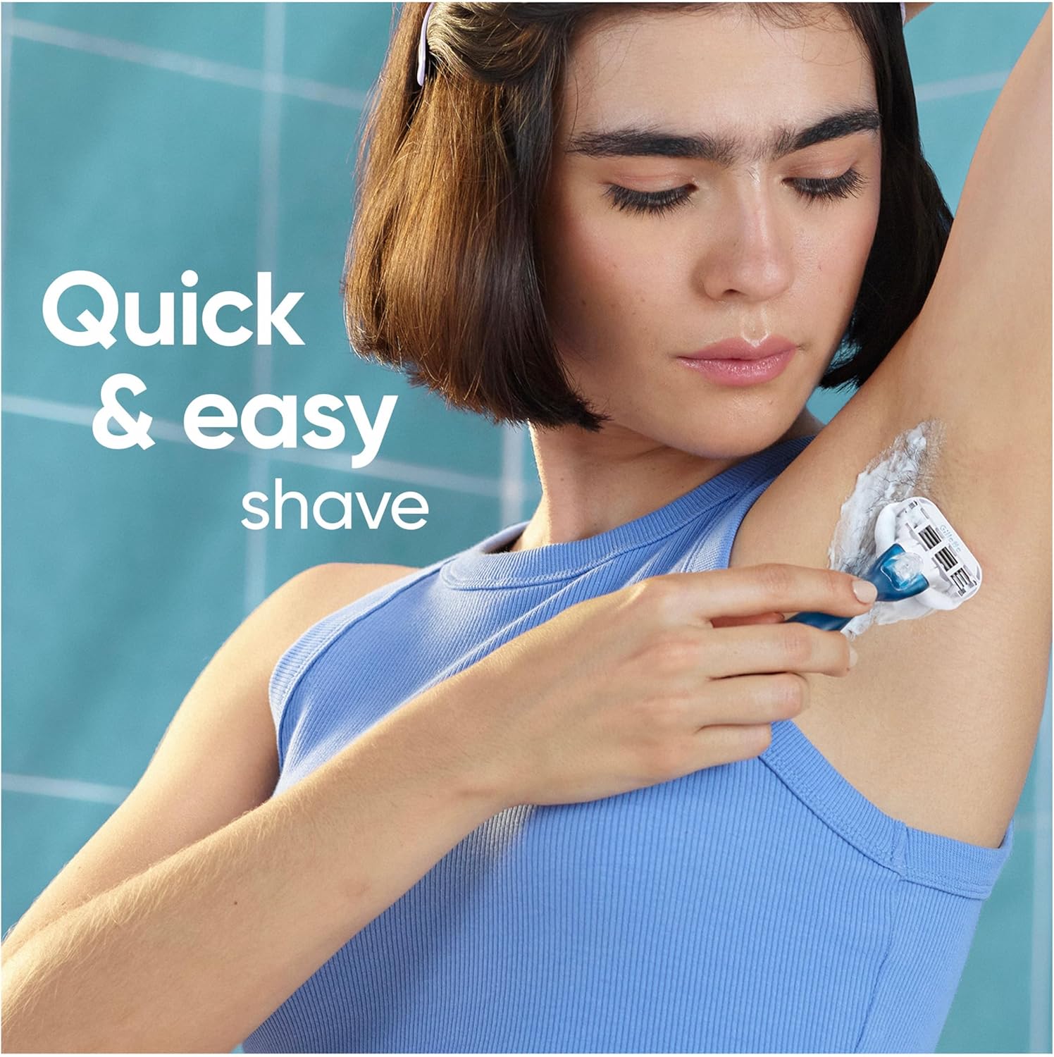 Gillette Venus | ג'ילט ונוס - מכשיר גילוח Smooth (ידית + 2 סכינים) | לגילוח חלק ומהיר