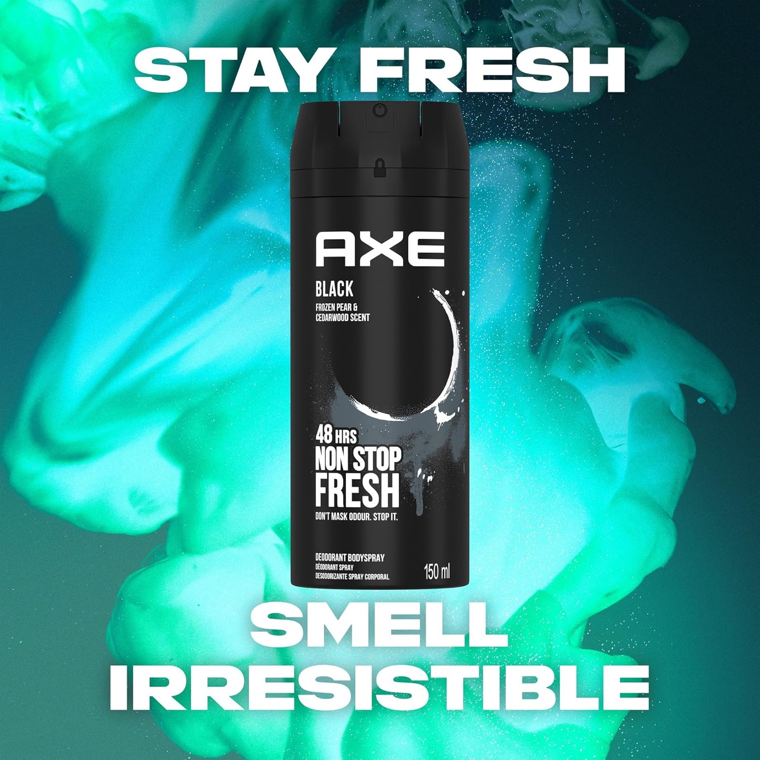 AXE | אקס - Black Deodorant Body Spray | דאודורנט ספריי גוף בניחוח בלאק (150 מ"ל)