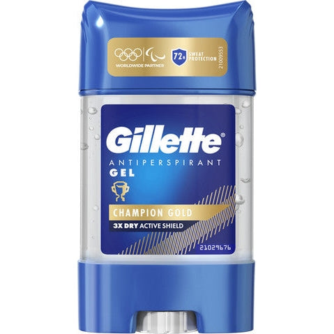 Gillette | ג'ילט - Champion Gold | דאודורנט אנטי-פרספירנט ג'ל לגבר (70 מ"ל)