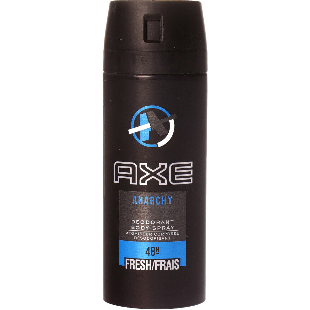 אקס אנרכי דאודורנט ספריי גוף 150 מ"ל - רעננות יומיומית
