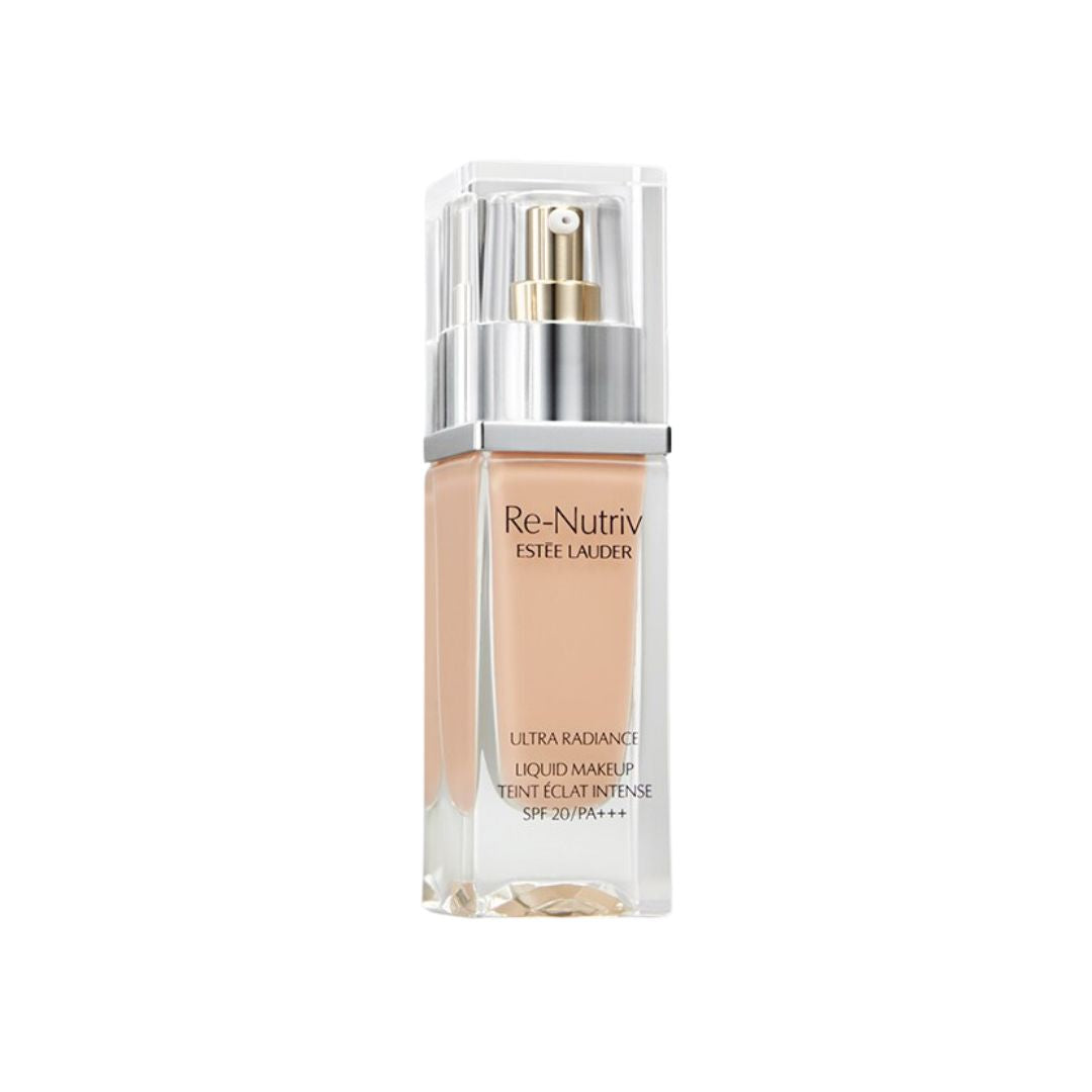 Estée Lauder Re-Nutriv Ultra Radiance Liquid Makeup SPF 20 - מייק-אפ סרום יוקרתי למראה עור אחיד, זוהר ומוגן