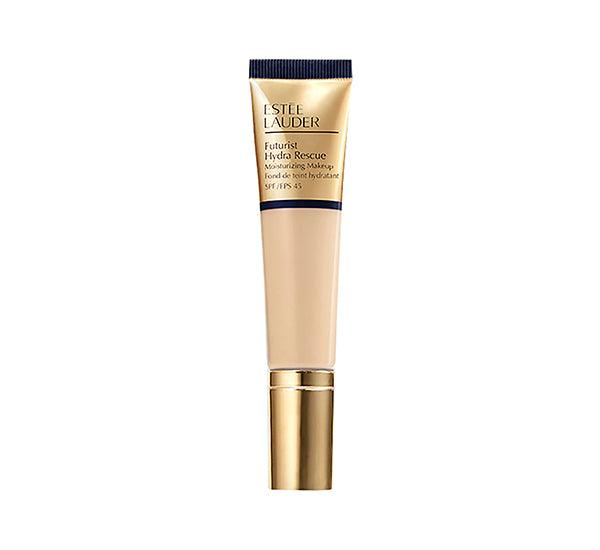 Estée Lauder Futurist Hydra Rescue SPF 45 - מייק-אפ מטפח לכיסוי מושלם וזוהר ל-12 שעות