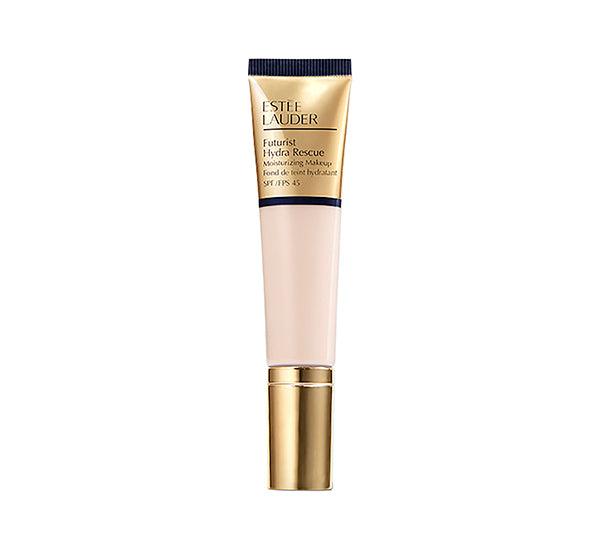 Estée Lauder Futurist Hydra Rescue SPF 45 - מייק-אפ מטפח לכיסוי מושלם וזוהר ל-12 שעות