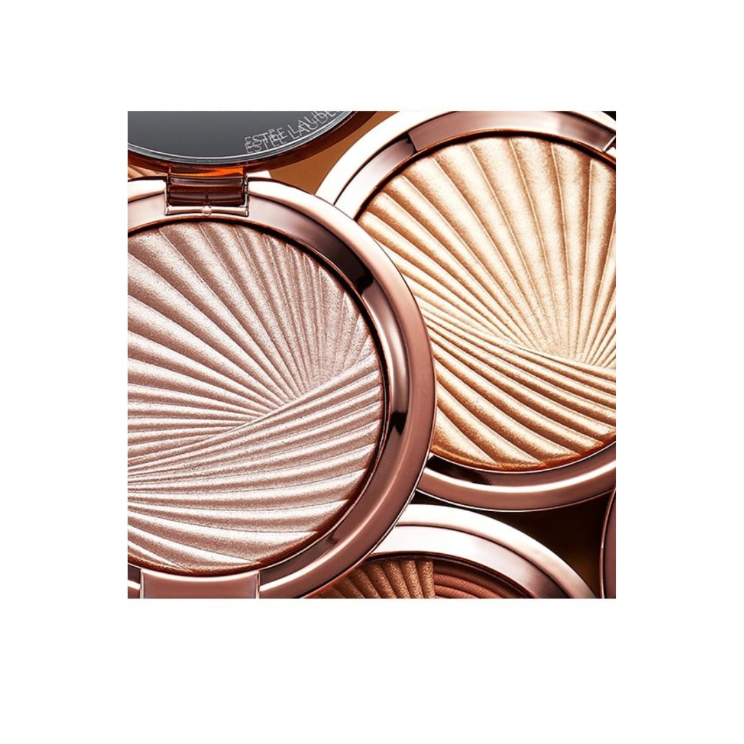 Estée Lauder Bronze Goddess Highlighting Powder Gelee - שימר יוקרתי להארה טבעית וזוהר פנינתי