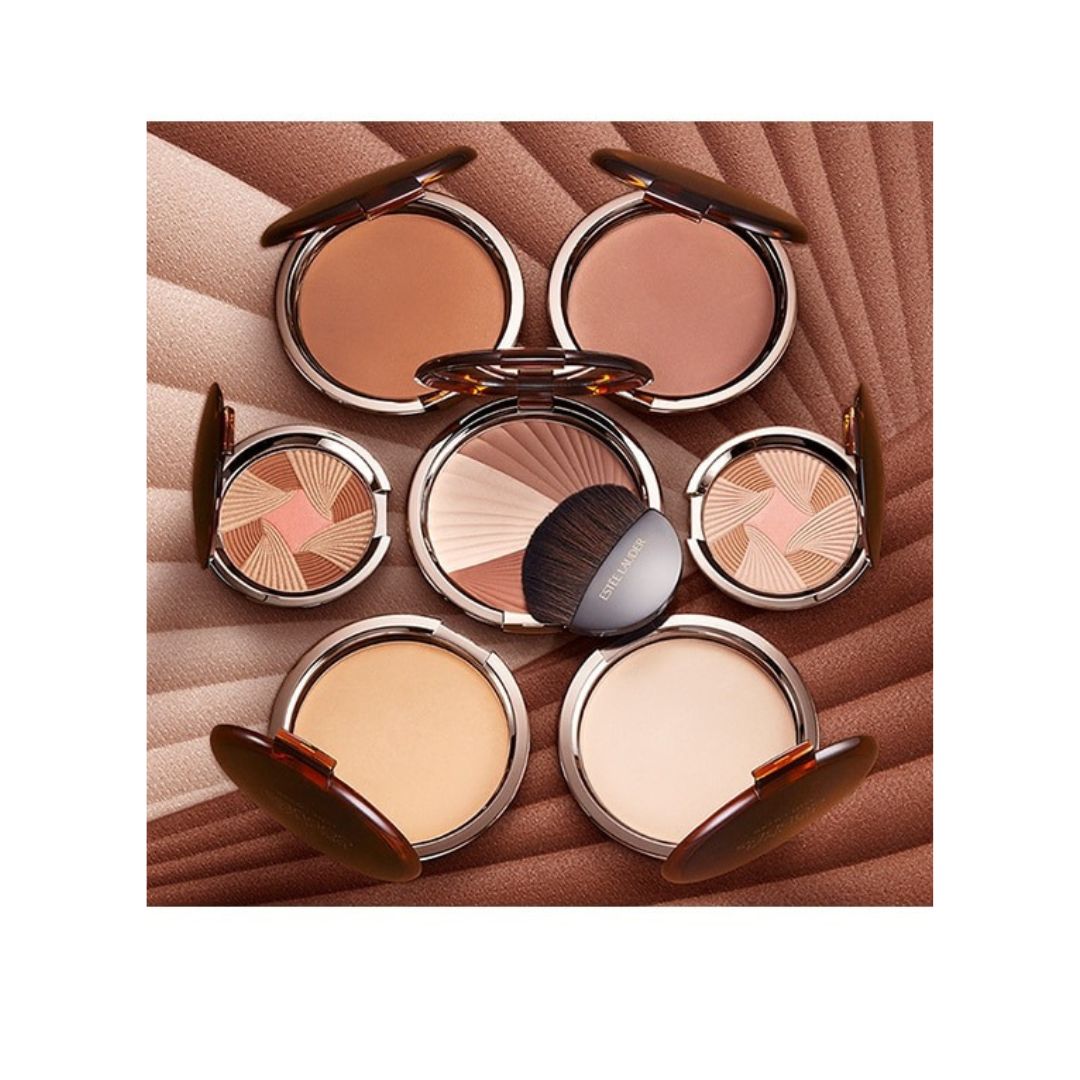 Estée Lauder Bronze Goddess Highlighting Powder Gelee - שימר יוקרתי להארה טבעית וזוהר פנינתי