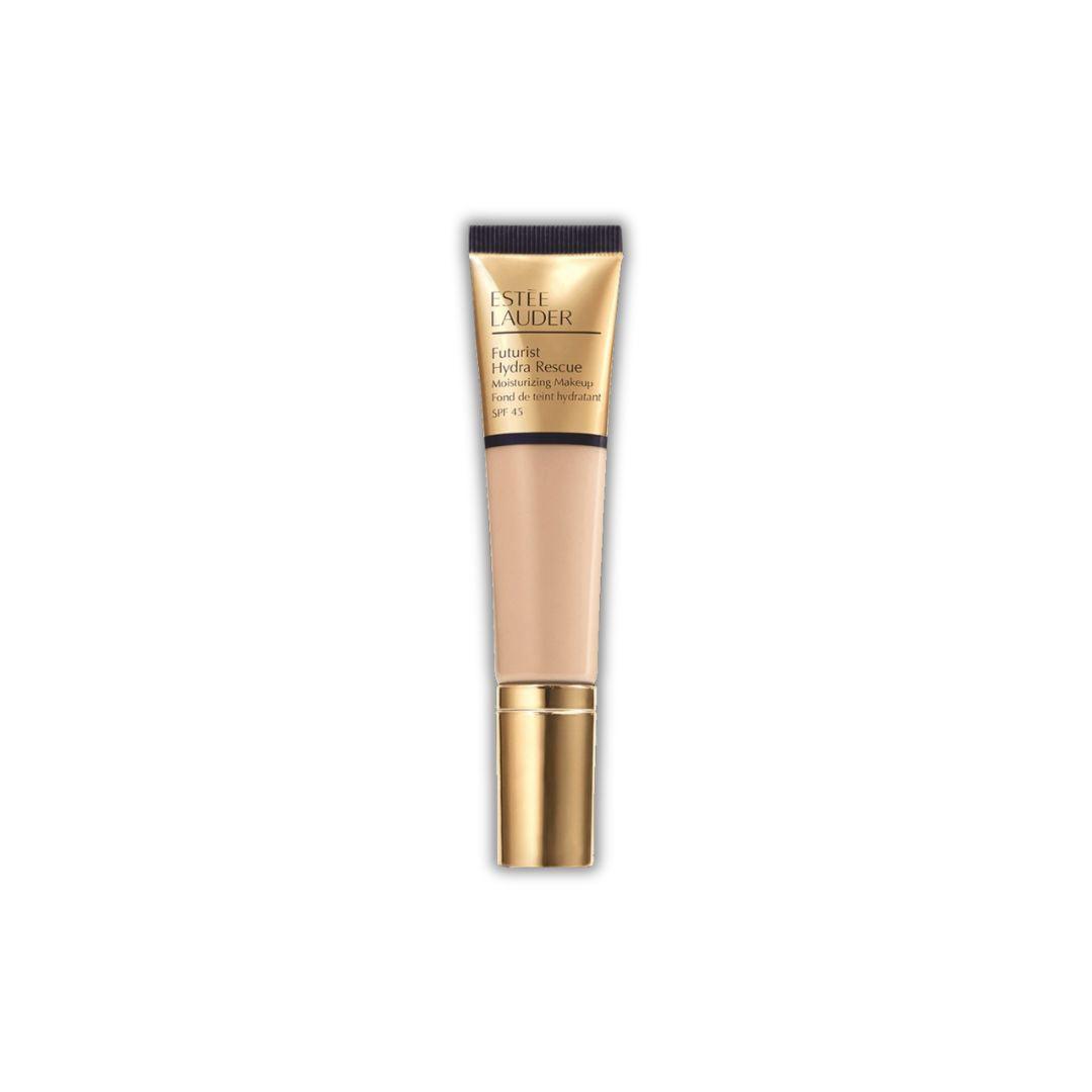 Estée Lauder Futurist Hydra Rescue SPF 45 - מייק-אפ מטפח לכיסוי מושלם וזוהר ל-12 שעות
