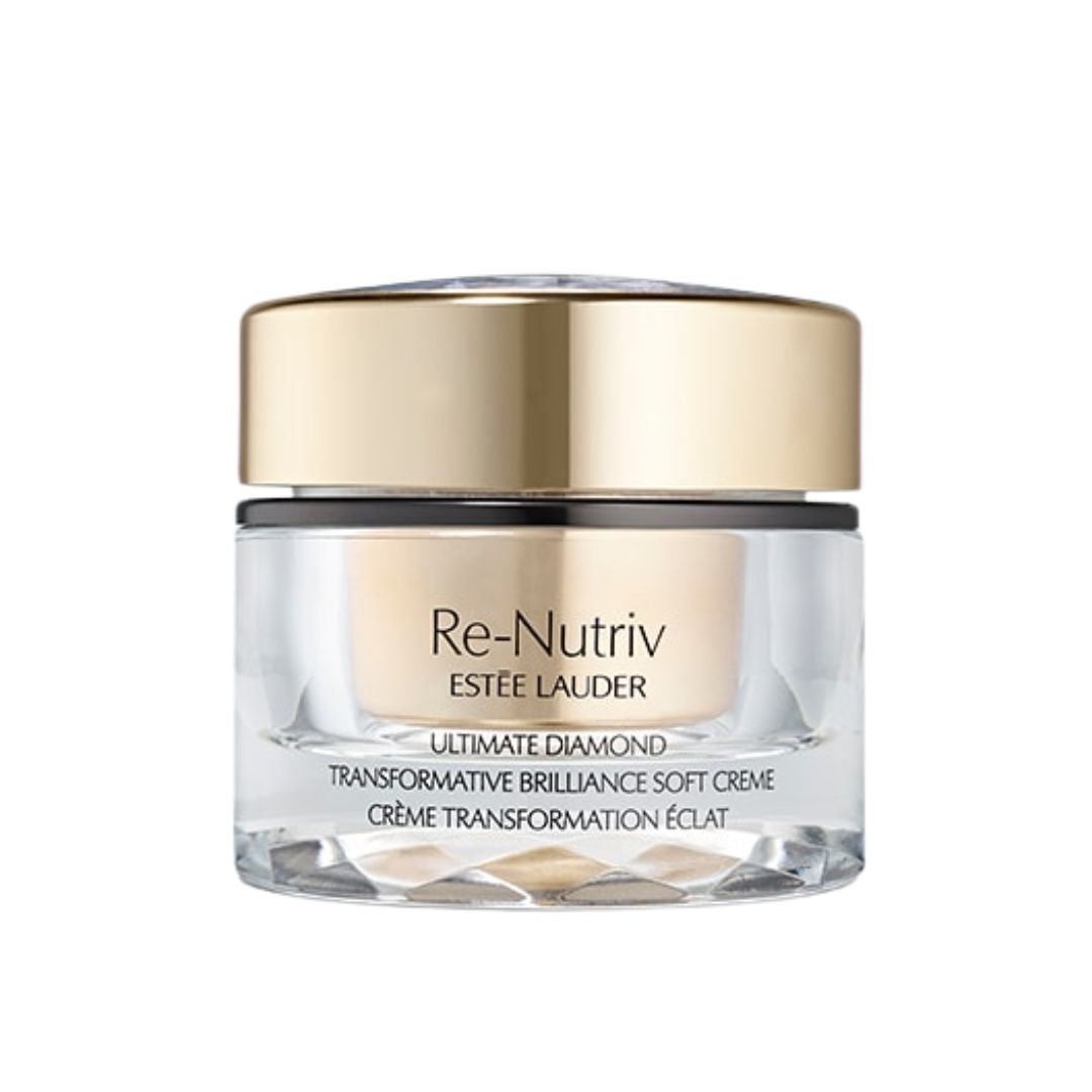 Estee Lauder Re-nutriv Ultimate Diamond Transformative Brilliance Soft Crème אסתי לאודר קרם יוקרתי לעור זוהר