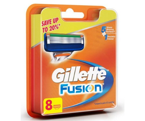 8 להבים לסכיני גילוח פיוז'ן ידני - ג'ילט ג'ילט | Gillette