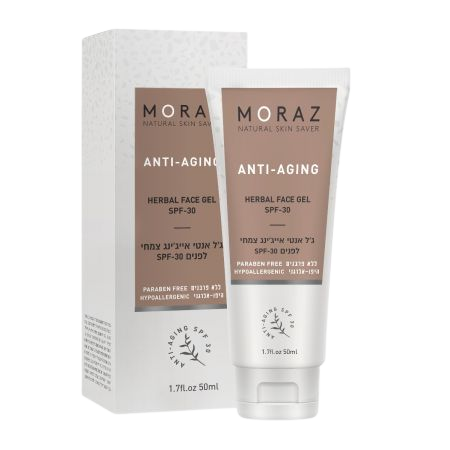 ג'ל אנטי אייג'ינג צמחי היפו-אלרגני SPF-30 30 מ"ל