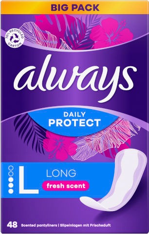 מגני תחתון ארוכים Always אקסטרה פרוטקט לונג - 20 יח'