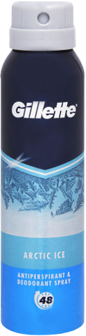 דאודורנט ספריי ג'ילט ארקטיק אייס אנטי פרספירנט 150 מ"ל
