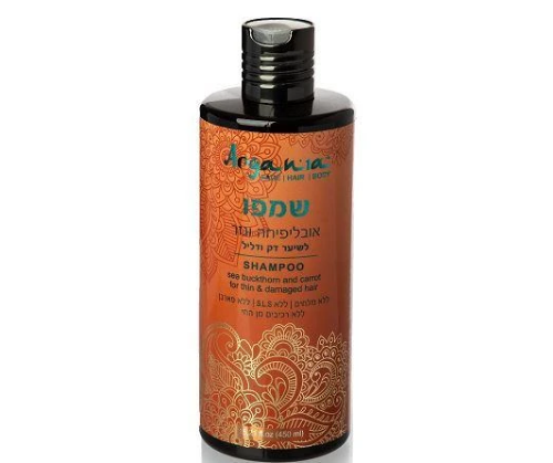 בושם שמפו אובלפיכה וגזר ARGANIA 400 מ"ל |  מבית ARGANIA | Argania - מקורי ב-Cosmetix
