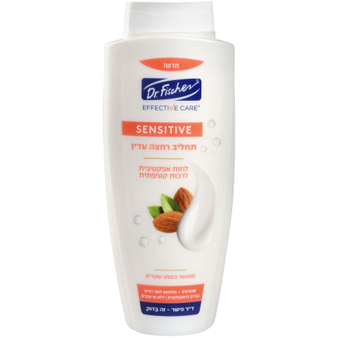 תחליב רחצה עדין אפקטיב קר עם שמן שקדים 700 מ"ל | ד"ר פישר | Dr. Fischer.