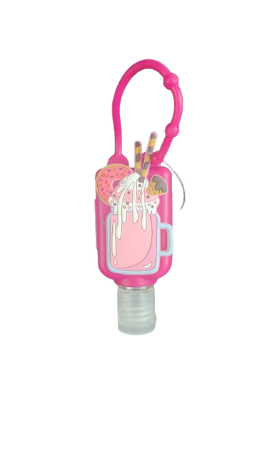 מחזיק אלכו ג'ל בעיצוב גלידה - 70% אלכוהול, 300 מ"ל