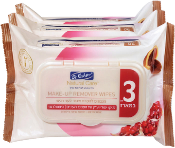 מגבונים להסרת איפור סנסיטיב - 25 יחידות, היפואלרגניים