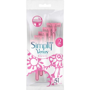 ונוס סכיני גילוח 5 סכינים לנשים - גילוח חלק ונעים