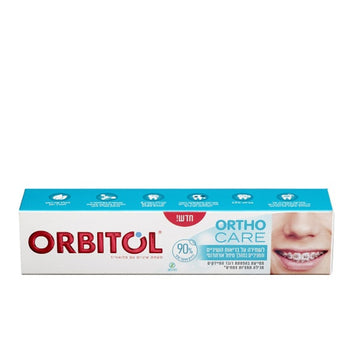 משחת שיניים אורביטול Ortho Care להגנה על שיניים וחניכיים למרכיבי גשר 145 גרם