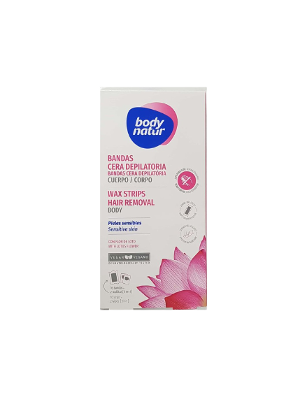 רצועות שעווה לעור רגיש - 16 יחידות, פתרון עדין