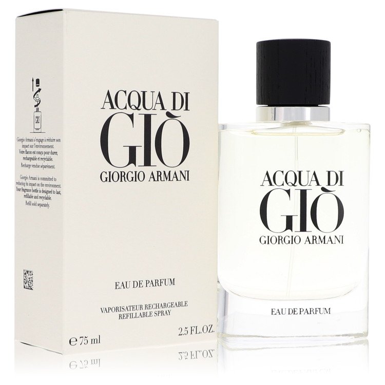 Acqua Di Gio Eau De Parfum ספריי למילוי חוזר מאת Giorgio Armani | משלוח חינם לבית ♕ | קומסטיקס ייבוא מקביל