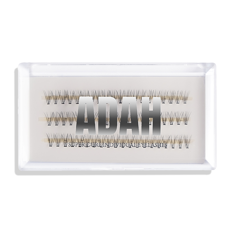 SUPER CURLY D-CURL LASHES - ריסי משי בודדים סופר מעוגלים (10 מ"מ) | עדה לזורגן