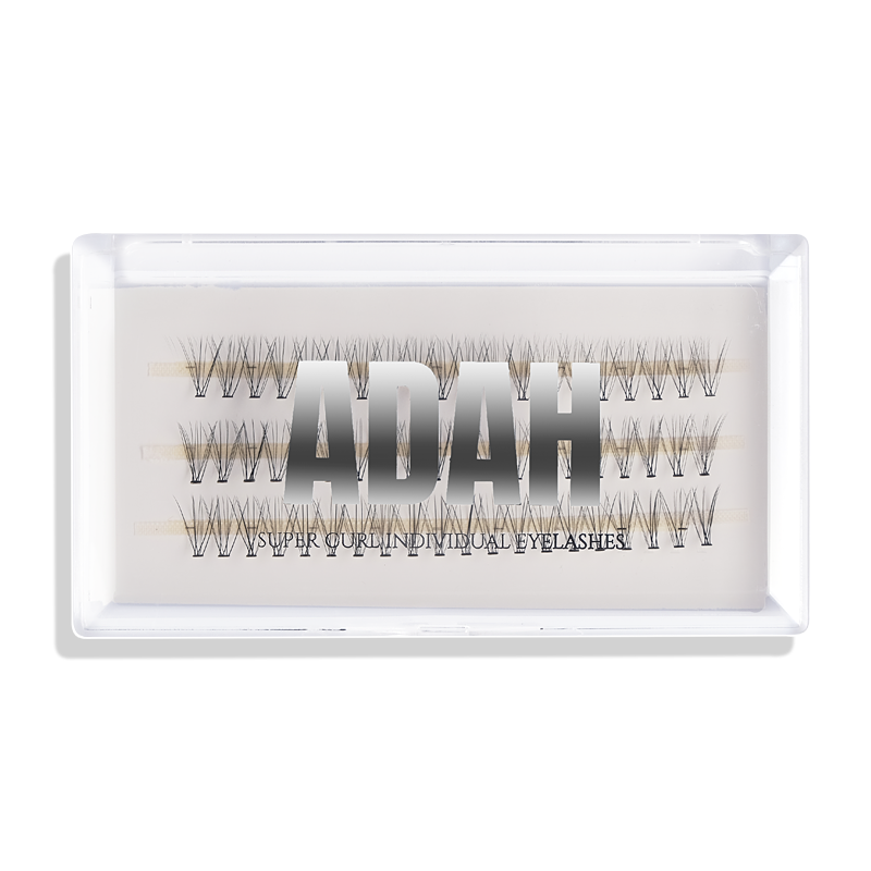 SUPER CURLY D-CURL LASHES - ריסי משי בודדים סופר מעוגלים (10 מ"מ) | עדה לזורגן