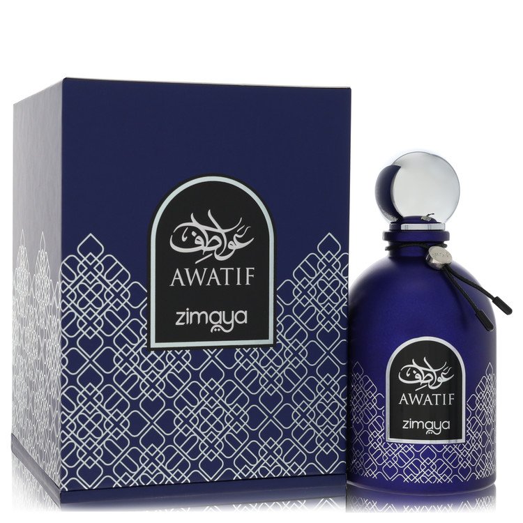 Afnan Zimaya Awatif Blue Eau De Parfum Spray By Afnan | משלוח חינם לבית ♕ | קומסטיקס ייבוא מקביל