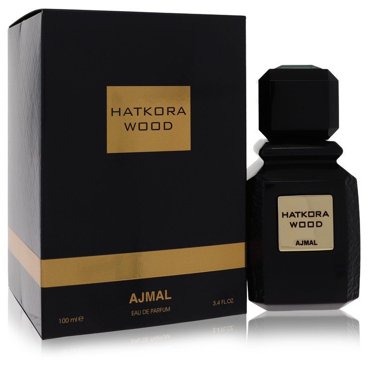 Hatkora Wood Eau De Parfum ספריי (יוניסקס) מאת אג'מל | משלוח חינם לבית ♕ | קומסטיקס ייבוא מקביל