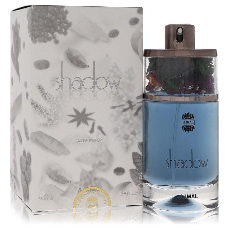 בקבוק בושם יוקרתי Ajmal Shadow II for Him בעיצוב אצילי המקרין עוצמה גברית, מסתורין מזרחי ויוקרה דומיננטית