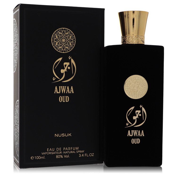 Ajwaa Oud Eau De Parfum Spray (יוניסקס) מאת Nusuk | משלוח חינם לבית ♕ | קומסטיקס ייבוא מקביל