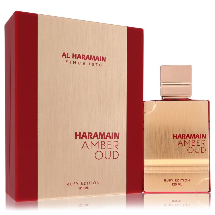 Al Haramain Amber Oud Ruby Eau De Parfum Spray (יוניסקס) מאת Al Haramain | משלוח חינם לבית ♕ | קומסטיקס ייבוא מקביל