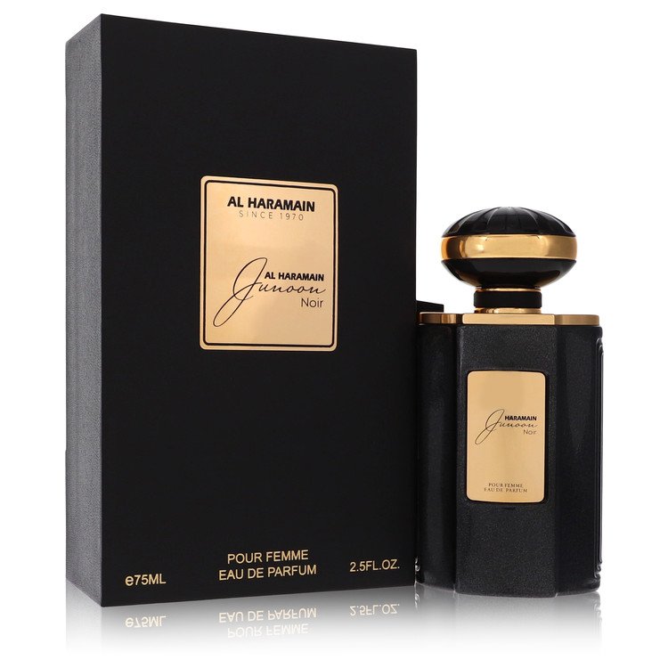 Al Haramain Junoon Noir Eau De Parfum Spray By Al Haramain | משלוח חינם לבית ♕ | קומסטיקס ייבוא מקביל