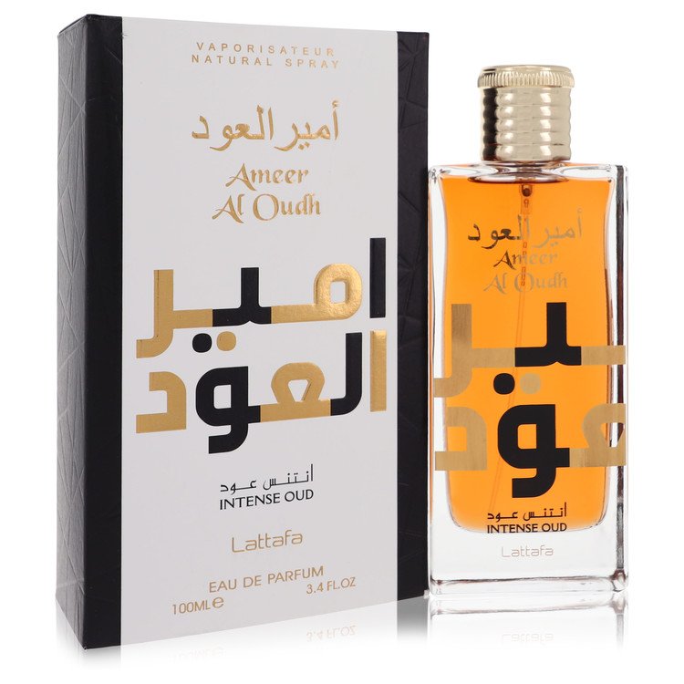 Ameer Al Oudh Intense Oud Eau De Parfum Spray (יוניסקס) מאת Lattafa | משלוח חינם לבית ♕ | קומסטיקס ייבוא מקביל