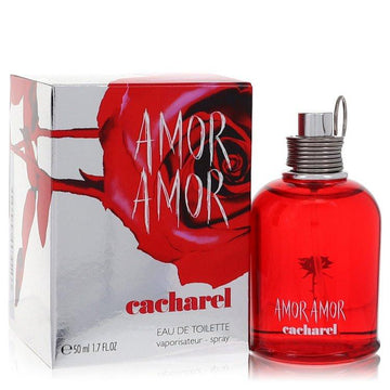בושם יוקרתי לאישה Cacharel Amor Amor Eau de Toilette בבקבוק אדום אצילי המקרין תשוקה וזוהר