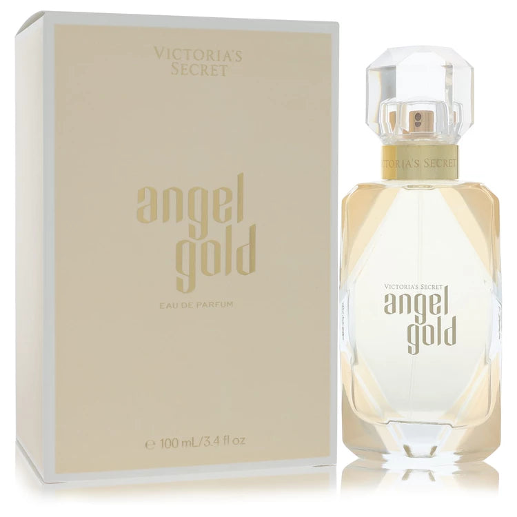 Victoria's Secret Angel Gold - Eau de Parfum | בושם "אנג'ל גולד" לאישה – הזוהר של המסלול: ברגמוט תוסס, גרדניה אצילית וחתימת מושק מוזהבת ♕ מוצר מקורי