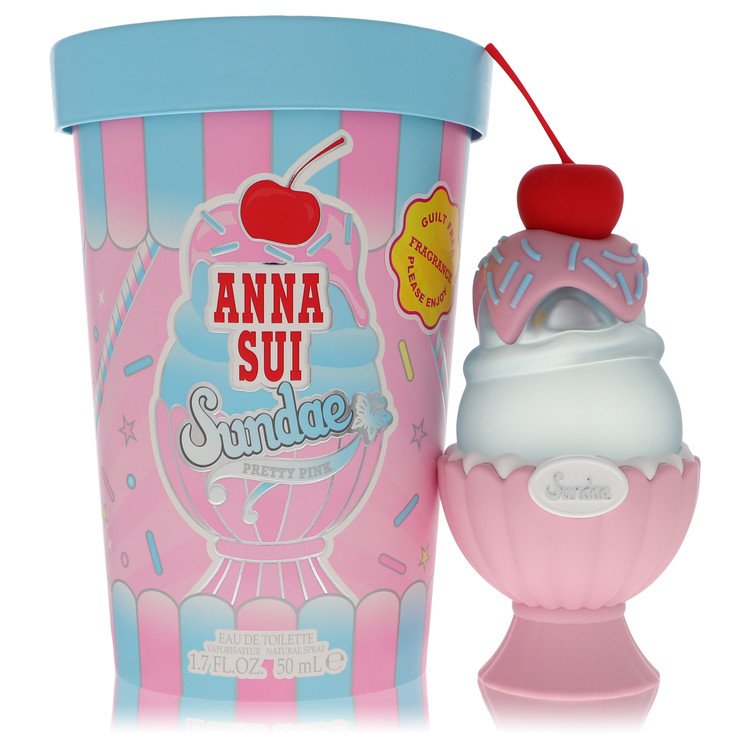 Anna Sui Sundae Pretty Pink Eau De Toilette ספריי מאת Anna Sui | משלוח חינם לבית ♕ | קומסטיקס ייבוא מקביל